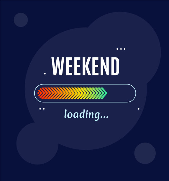 周末装商业概念海报卡图片下载