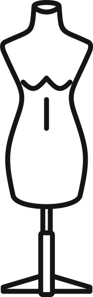 空人体模型图标轮廓风格图片下载