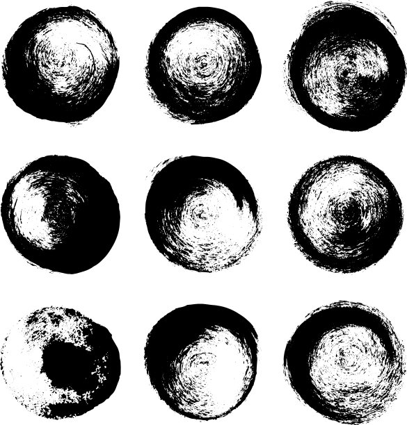 设置手绘笔刷斑点和飞溅图片下载