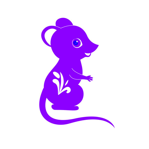 老鼠或可爱的老鼠2020标志图片下载
