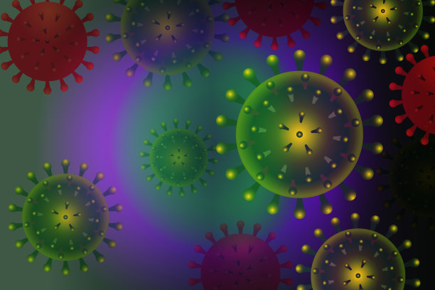 冠状病毒COVID-19病毒感染插图向量图像图片下载