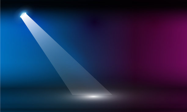 舞台领奖台配舞台灯光领奖台场景图片下载