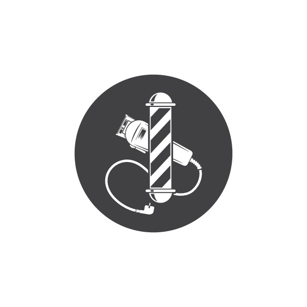 理发店图标Logo矢量图图片下载