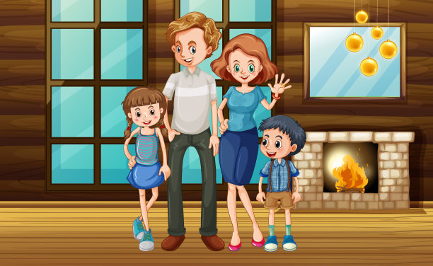 快乐的家庭图片下载