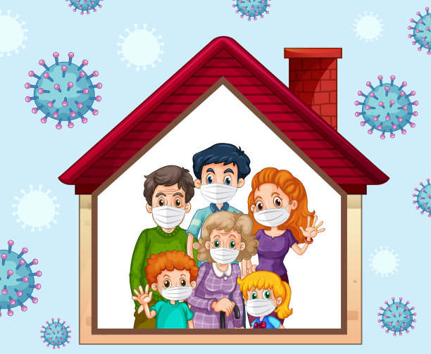 待在家里预防冠状病毒图片下载