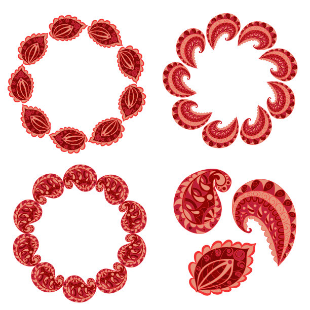 你的创意框架由涂鸦元素排列在一个圆圈图片下载