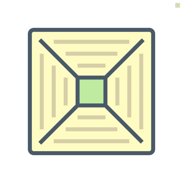 空调格栅矢量图标，64x64完美像素和可编辑的描边。图片下载