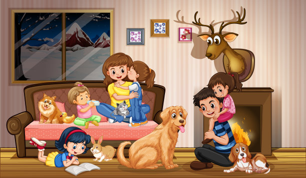 幸福的家庭图片下载