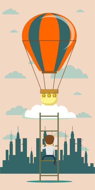 想法热气球想法概念图片下载