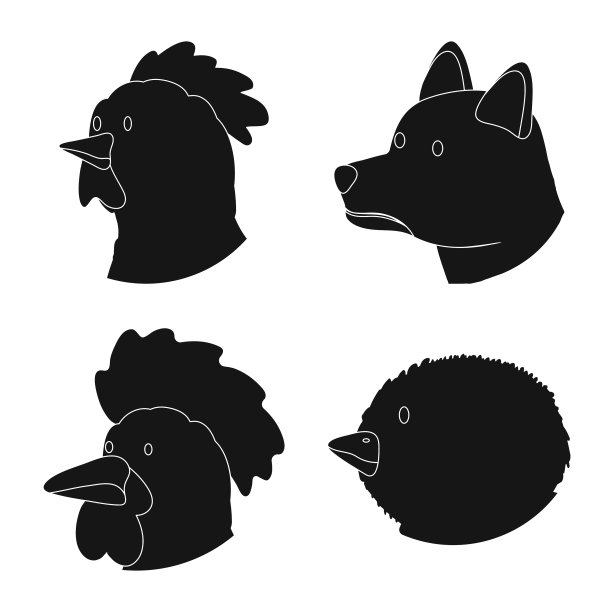 设计牧场和有机标识集图片下载