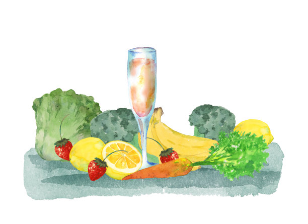 水果，蔬菜和果汁图片下载