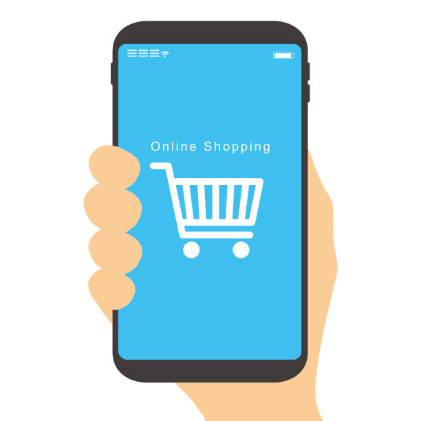 支付与智能手机图标插图图片下载