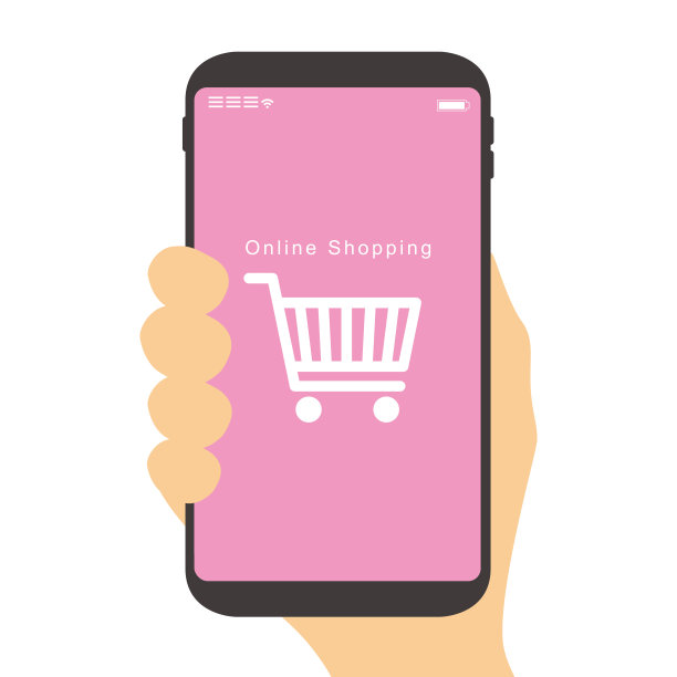 支付与智能手机图标插图图片下载