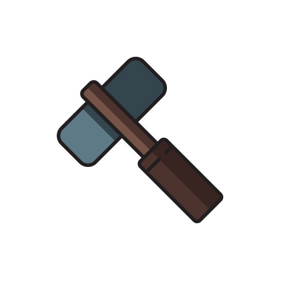 游戏Hammer矢量图标符号游戏孤立在白色背景上图片下载