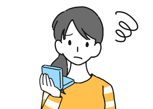 插图材料的妇女与复杂的面部扭曲图片下载