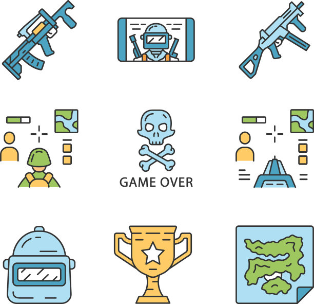 在线游戏库存颜色图标设置电竞图片下载