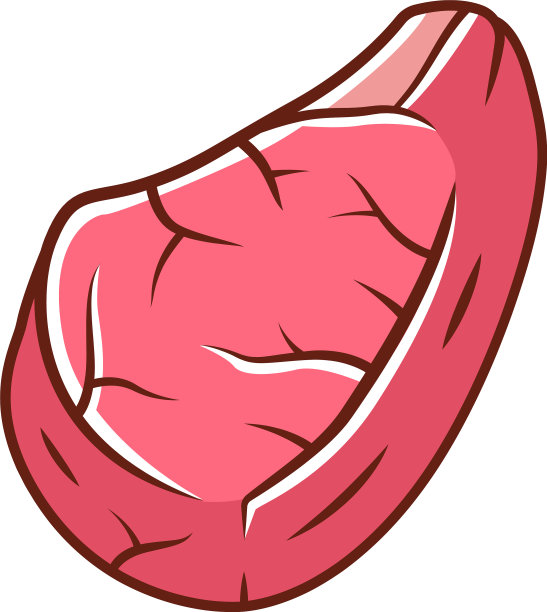 牛排颜色图标屠夫肉牛排肉图片下载