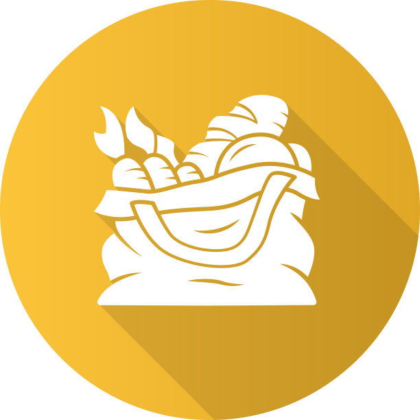 生产袋扁设计长影字形图标图片下载