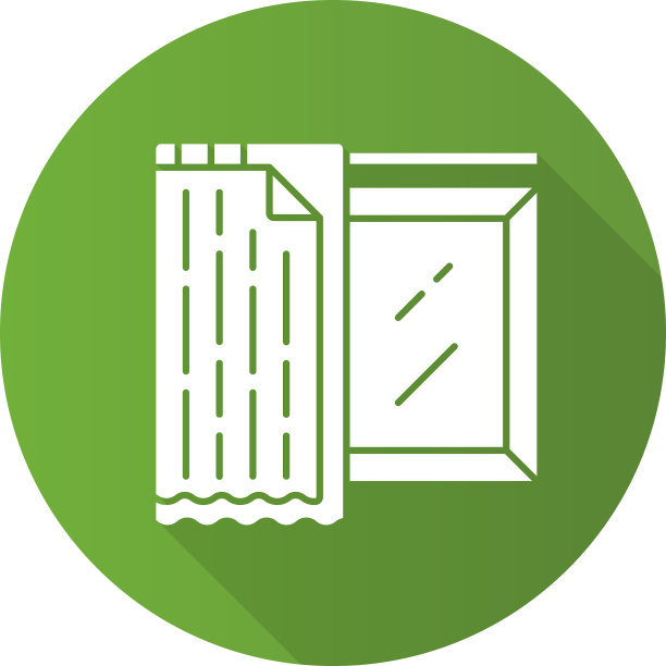 衬垫阴影平面设计长阴影字形图标图片下载