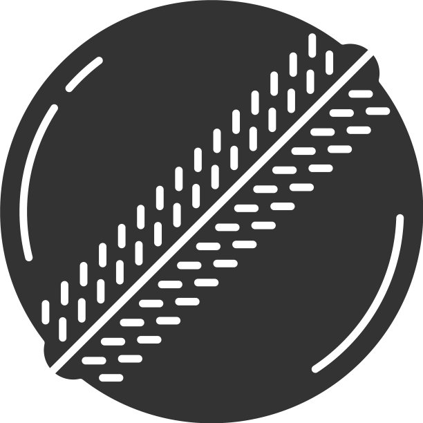 板球字形图标职业运动图片下载
