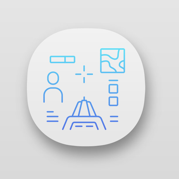 射击从第一人称应用程序图标虚拟视频图片下载