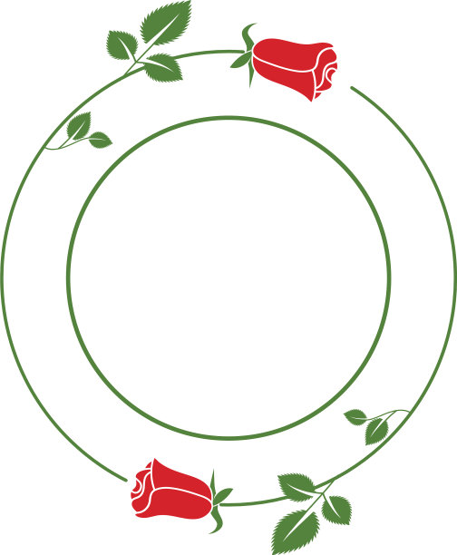 美丽玫瑰花朵图标图片下载