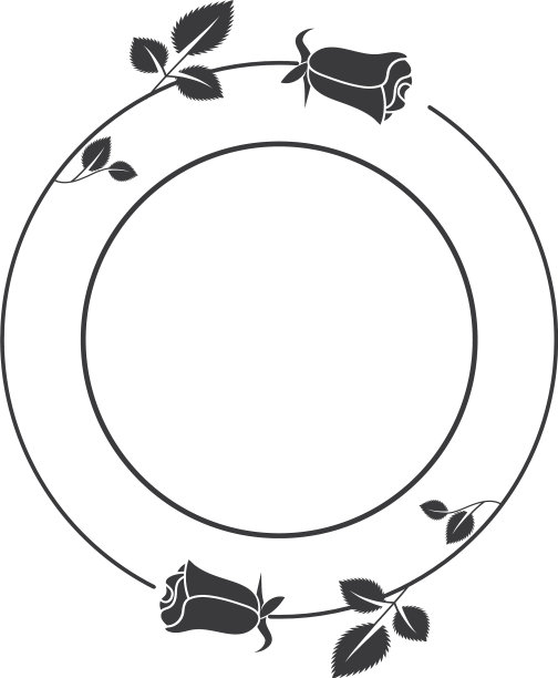 美丽玫瑰花朵图标图片下载