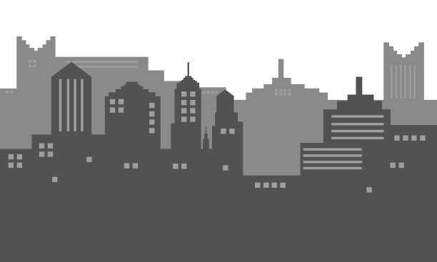 背景城市silhoutte图片下载