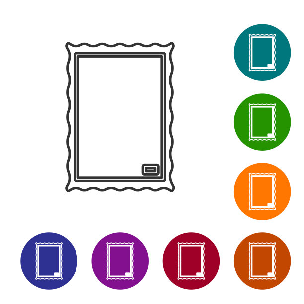 灰色线图片图标孤立在白色图片下载