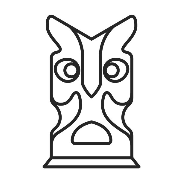 面具图腾图标图片下载