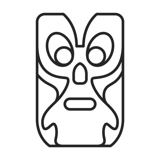 面具图腾图标图片下载