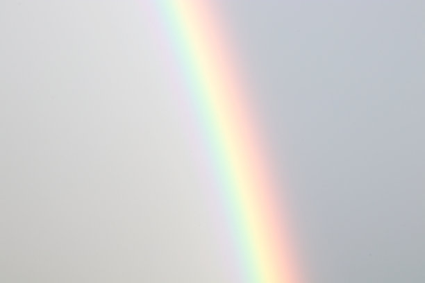 天空中的彩虹，特写。图片下载