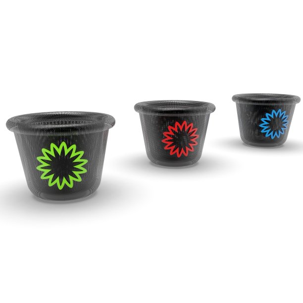 3d图像花园花盆大花园图片下载