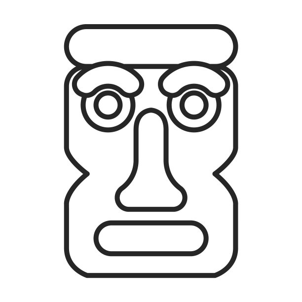 面具图腾图标图片下载