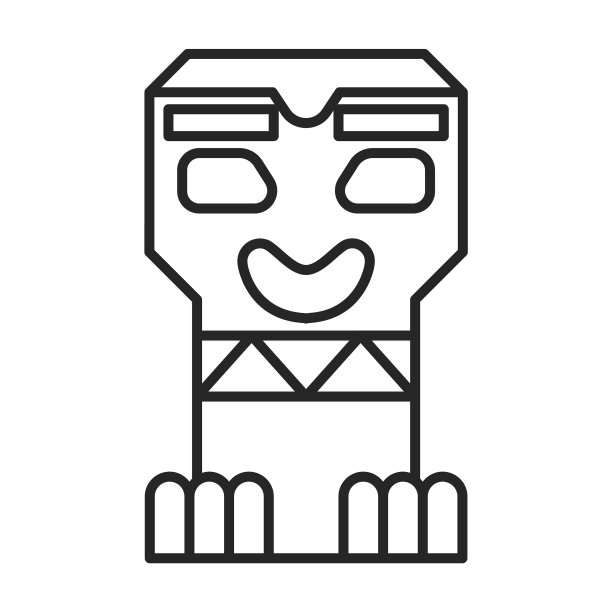 图腾iconline图标隔离图片下载