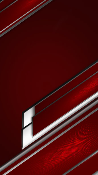 时尚的科技红色背景。手机屏幕保护程序主题和壁纸的模板。垂直的3 d演示。图片下载