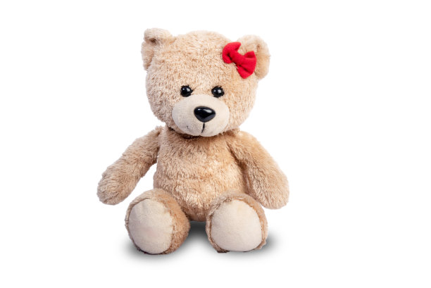 北极熊从白色背景中分离出来。图片下载