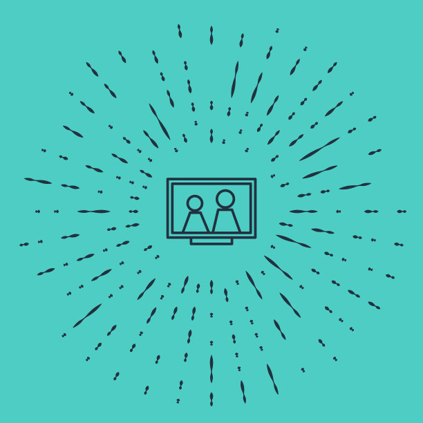 黑线相框上的表图标隔离图片下载