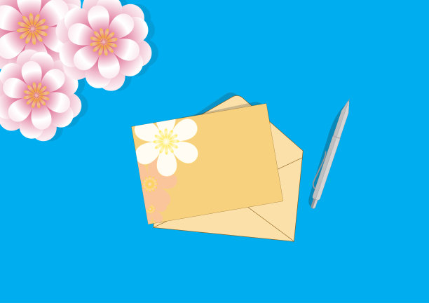 贺卡及信封图片下载