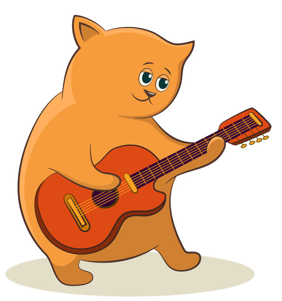 猫和蝴蝶图片下载