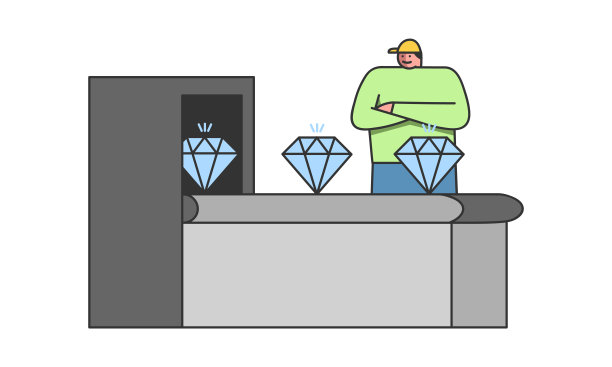 珠宝生产行业。珠宝工厂工人控制过程图片下载