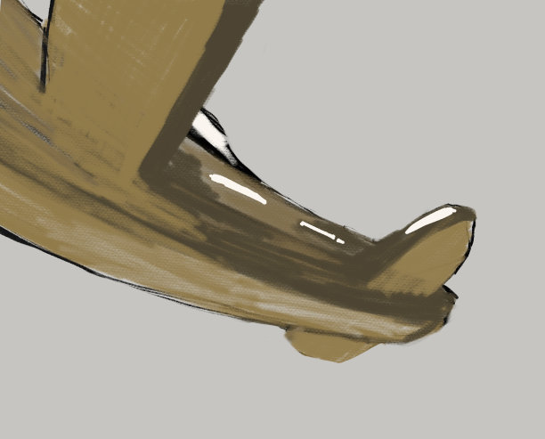 一架废弃的军用飞机，抽象的艺术插图图片下载