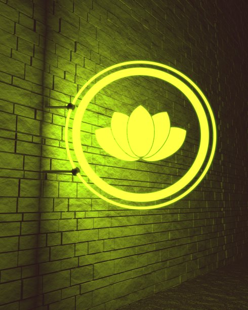 荷花框图片下载