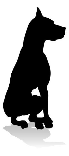 狗剪影宠物图片下载