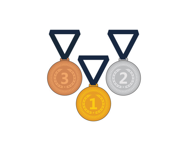 冠军杯矢量图像模板图标图片下载