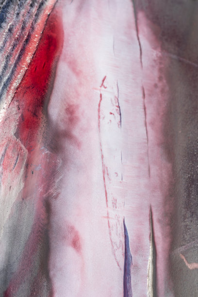 液体渗透试验后母材(热影响区)的纵向裂纹。图片下载