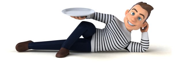 有趣的3D卡通休闲角色图片下载