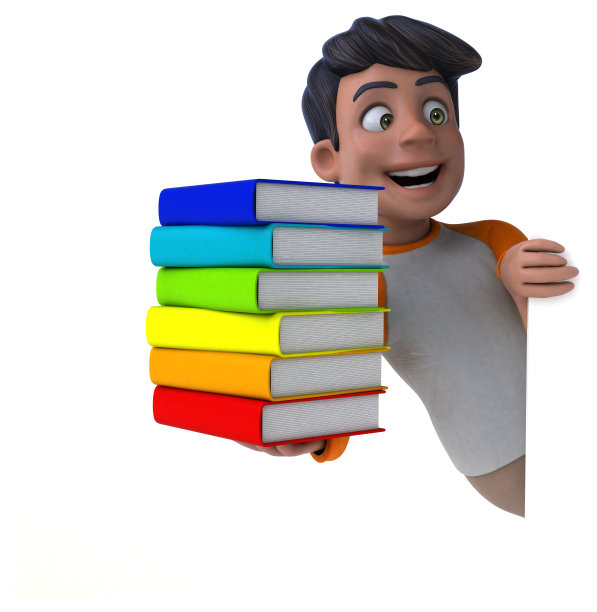 有趣的3D卡通亚洲青少年图片下载