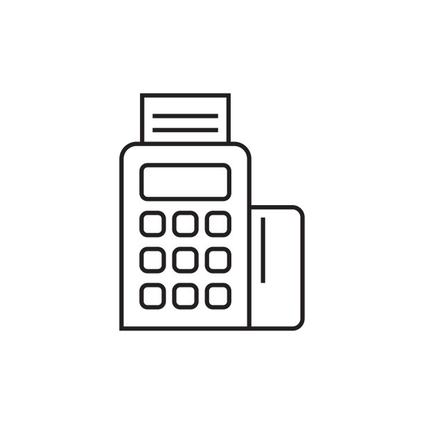 提款机- ATM线图标-元素为您图片下载