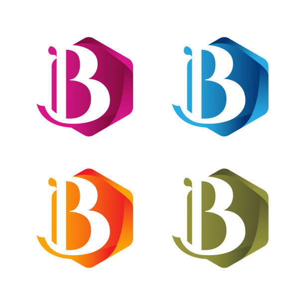 高级b标志在两种颜色变化漂亮图片下载